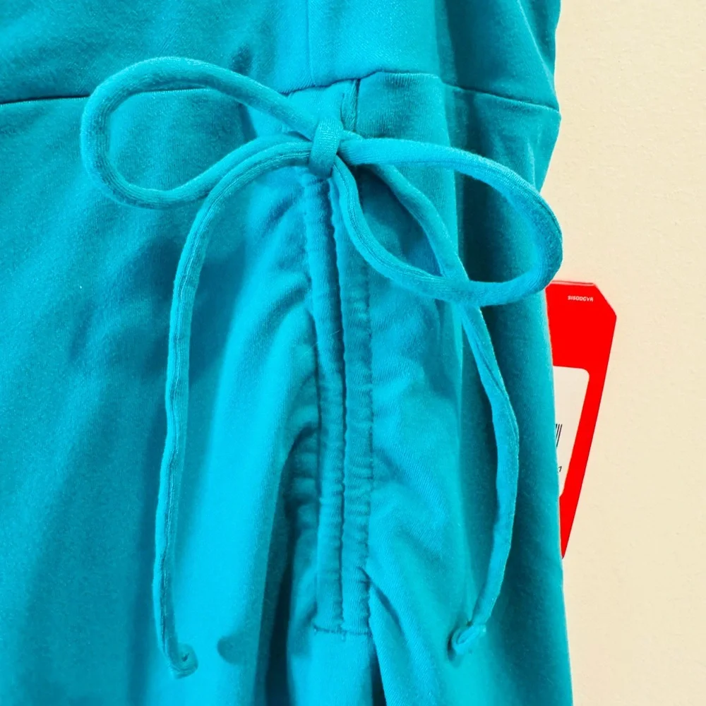 NWT North Face Cypress skirt size M teal blue ruched activewear outdoor comfy